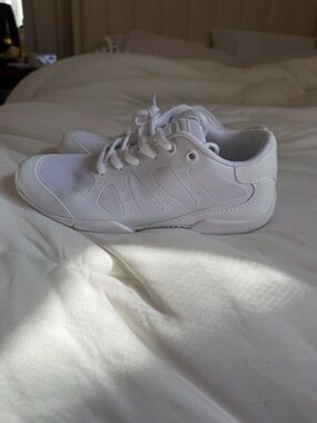 All-White Lightweight Athletic Cheer Shoes